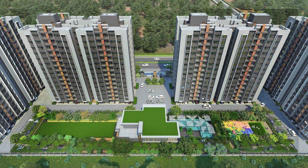 3 BHK flat in Amogha