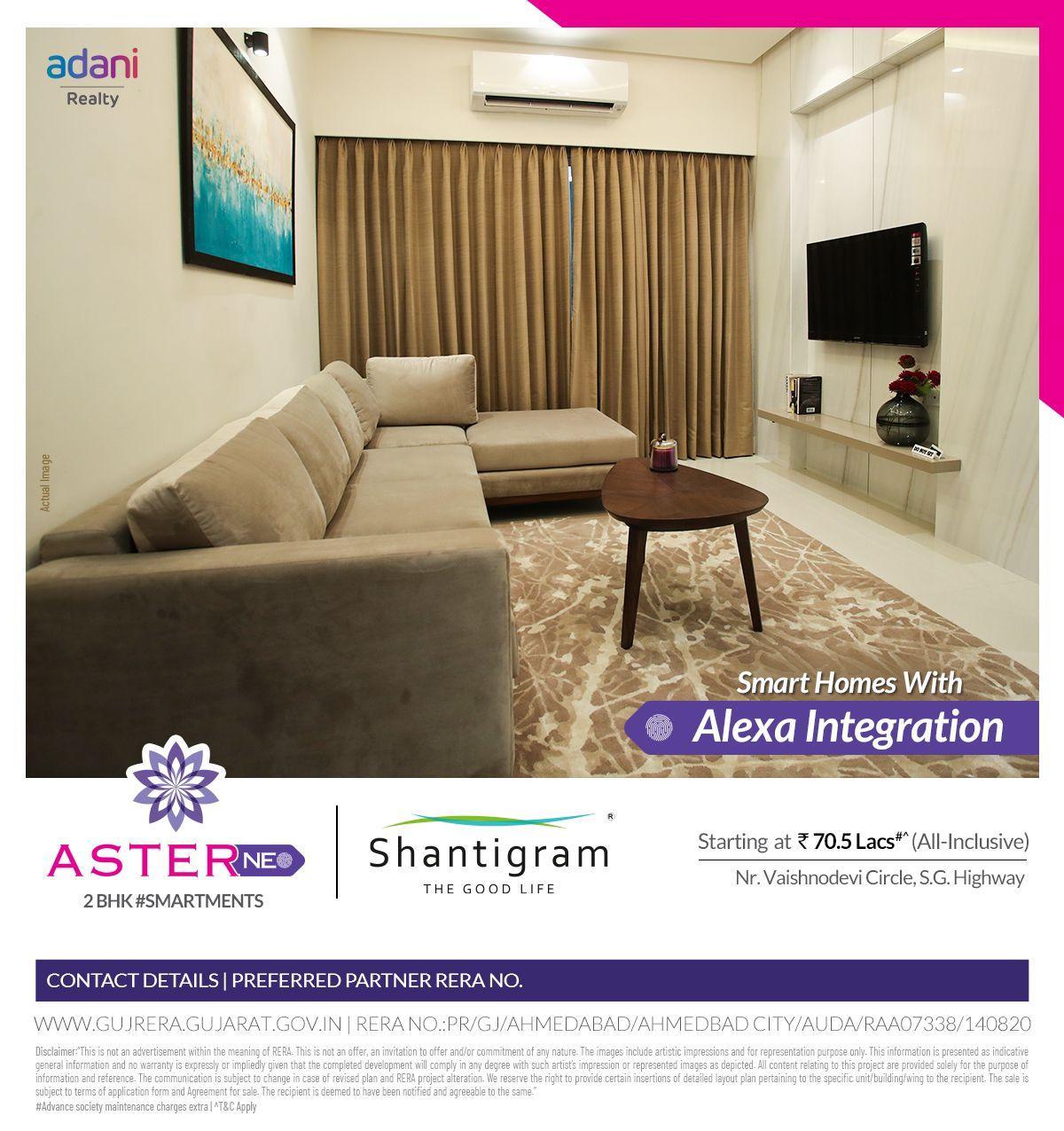 2 BHK flat in Aster